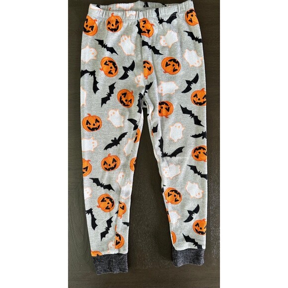 Trick or Treat Sleep Halloween Pajamas Size 4T – Ghost, Pumpkin& Skeleton Set - Picture 4 of 9